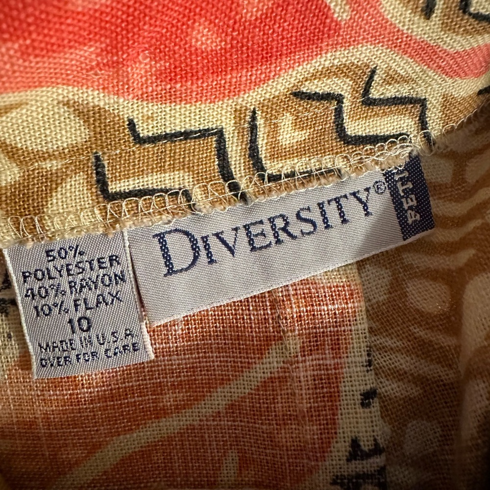 Diversity Stylish Multicolor Patterned Skirt - image 5